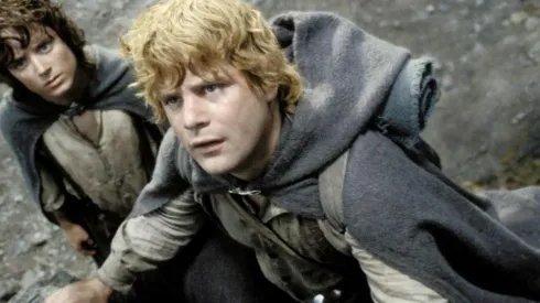 Elijah Wood y Sean Astin como Frodo y Sam