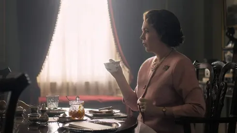 Olivia Colman en la tercera temporada de The Crown
