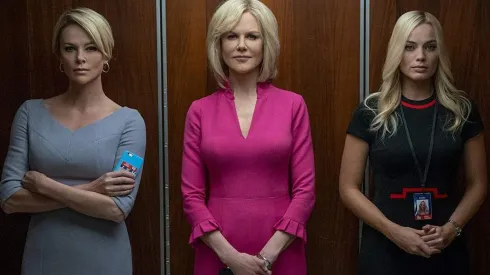 Charlize Theron, Nicole Kidman y Margot Robbie en "Bombshell"