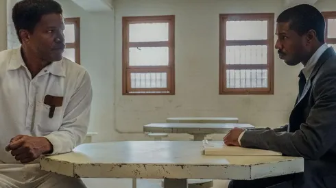 Michael B. Jordan y Jamie Foxx en "Just Mercy"