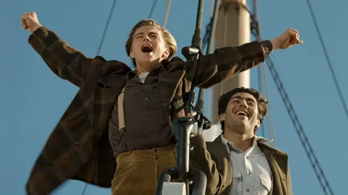 Leonardo Di Caprio y Danny Ducci en Titanic en 1997