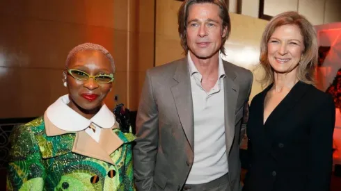 Brad Pitt y compañia en el almuerzo de los Oscars 2020