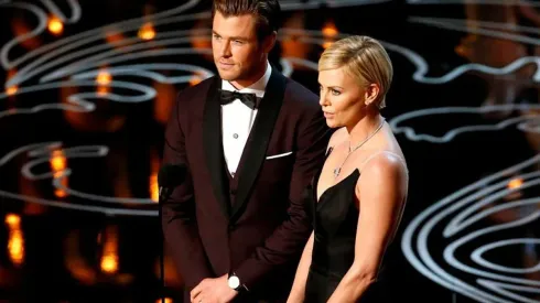 Chris Hemsworth y Charlize Theron en los Oscars 2016