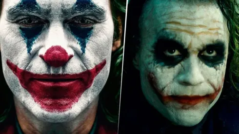 Joaquin Phoenix y Heath Ledger como el Joker