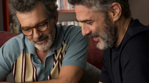 Leonardo Sbaraglia y Antonio Banderas en Dolor y Gloria