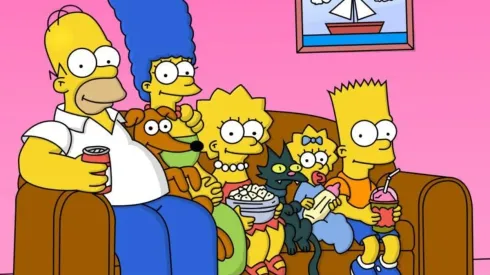 Escena de Los Simpsons