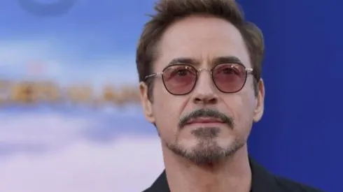 Robert Downey Jr en un evento de Marvel