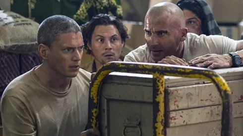 Dominic Purcell y Wentworth Miller en Prison Break