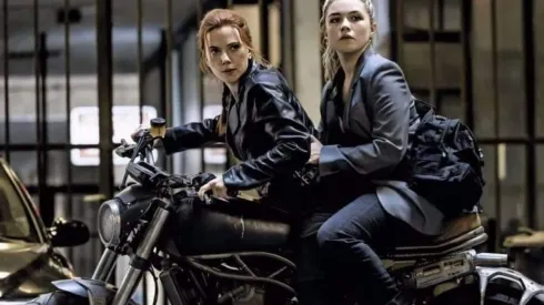 Scarlett Johansson y Florence Pugh en Black Widow