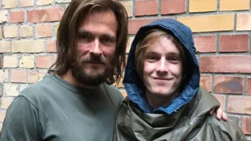 Los dos Jonas en detrás de escenas de Dark