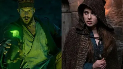 Gustaf Skarsgard y Katherine Langford en Maldita