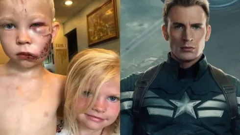 Bridger Walker y Chris Evans