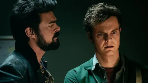 Karl Urban y Jack Quaid en The Boys