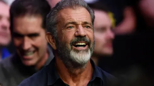 Mel Gibson en la tribuna del UFC 229 en 2019