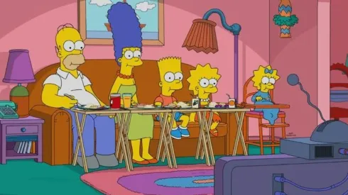 Escena de Los Simpsons