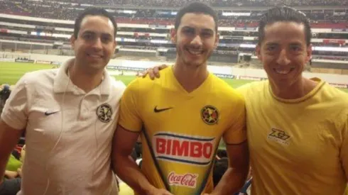 Alejandro Speitzer en un partido del América