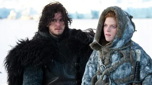 Lit Harrington y Rose Leslie en Game of Thrones