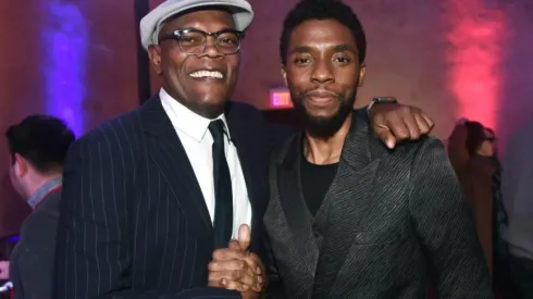 Chadwick Boseman y Samuel L Jackson