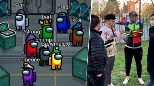 ¡Delirante! Recrean el Among Us con video viral en las redes sociales