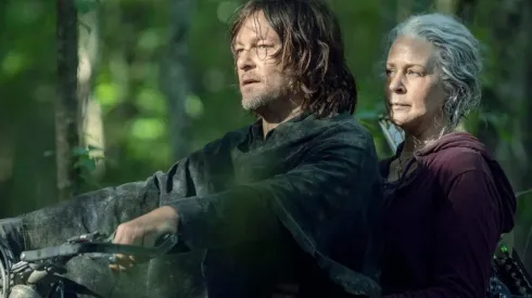 La foto viral antes del último episodio del año de 'The Walking Dead'.