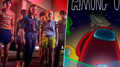 Recrean escenas de 'Stranger Things' en Among Us.