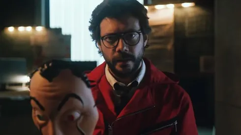 'El Profesor' viraliza una foto de 'La Casa de Papel'.