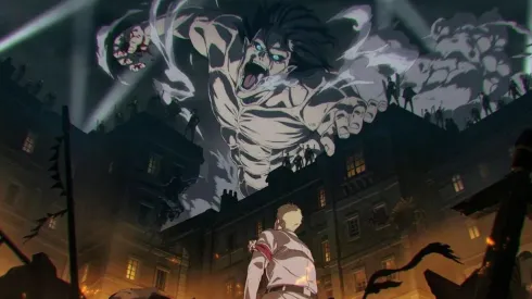 Escena de Shingeki no Kyojin