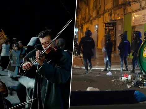 Comparan una escena de Titanic con los disturbios en Barcelona