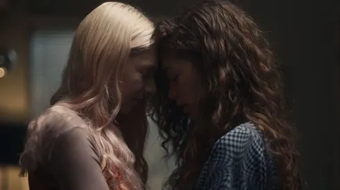 Hunter Schaffer y Zendaya en Euphoria