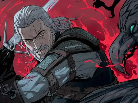 Logo oficial de Nightmare of the Wolf, la película anime de The Witcher