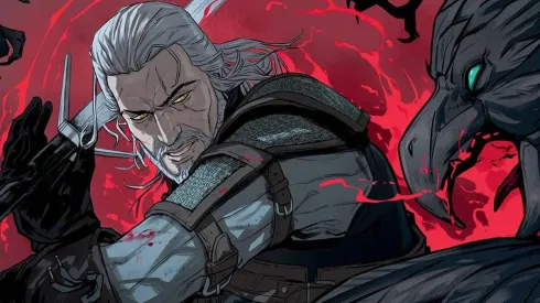 Logo oficial de 'Nightmare of the Wolf', la película anime de 'The Witcher'.