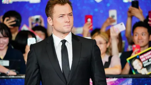 Taron Egerton en la premiere de Rocketman