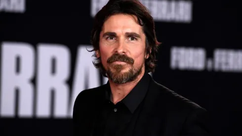 Christian Bale en la premiere de Ford v Ferrari