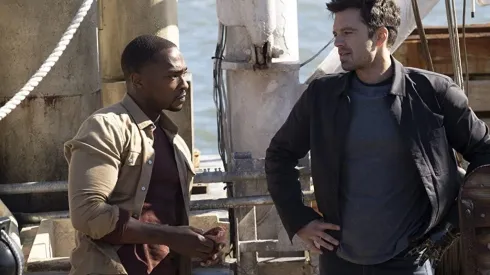 Sebastián Stan y Anthony Mackie en The Falcon and The Winter Soldier.