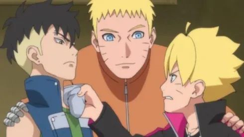 Naruto y Kawaki forman un gran equipo en el episodio 193 de Boruto: Naruto Next Generations.