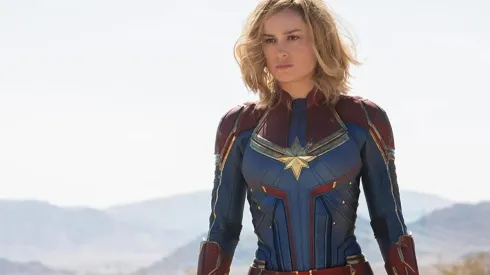Brie Larson en su papel de Capitana Marvel.