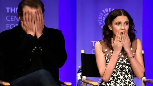 Millie Bobby Brown salvó del ridículo a David Harbour