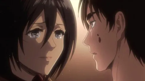 Shingeki no Kyojin: el vínculo amoroso entre Eren Jarger y Mikasa.