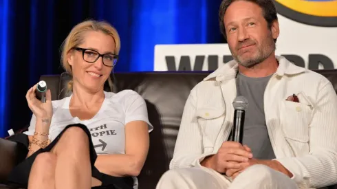 El reencuentro entre Gillian Anderson y David Duchovny (Foto: Getty Images)