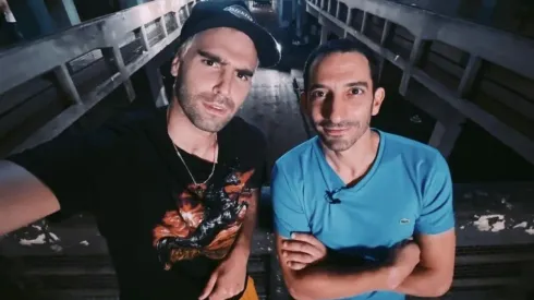 Nicolás Furtado y Juan Minujin en Puente Viejo.