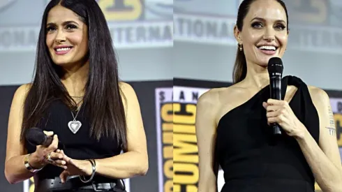 Reacciones al ver a Angelina Jolie y Salma Hayek en Marvel