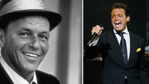 Frank Sinatra y Luis Miguel (Foto: IMDb/Getty Images)
