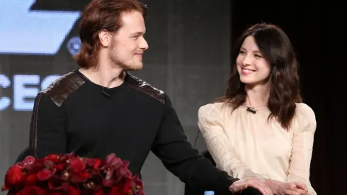 Sam Heughan y Caitriona Balfe.
