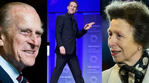 Felipe de Edimburgo, Tobías Menzies y la Princesa Ana.