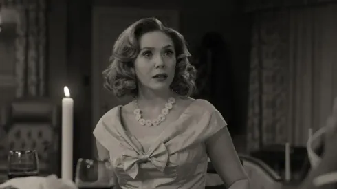 La talentosa Elizabeth Olsen en WandaVision.