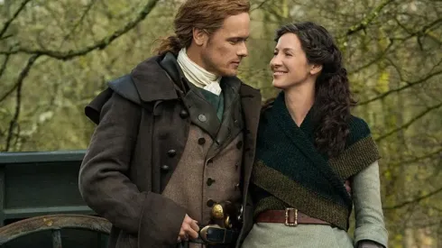 Sam Heughan y Caitriona Balfe