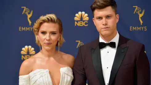 Scarlett y su esposo.