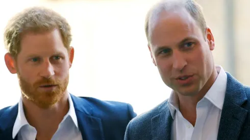 Los Príncipes Harry y William