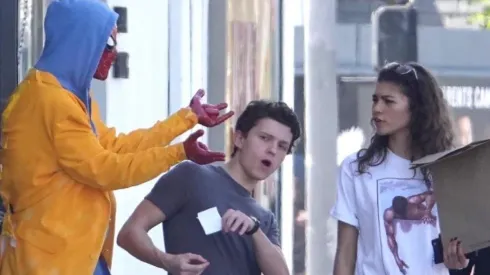 Tom Holland, Zendaya y Spiderman