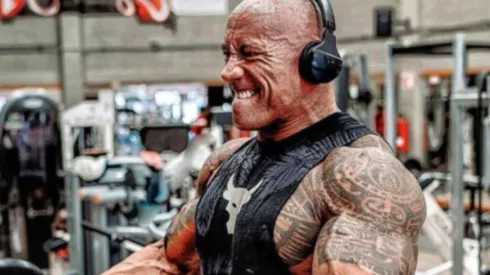 Dwayne Johnson entrenando para Black Adam.